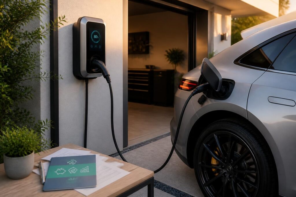 découvrez notre guide complet sur la borne de recharge à domicile : conseils d'installation, choix de la puissance adaptée et informations sur les aides financières disponibles.