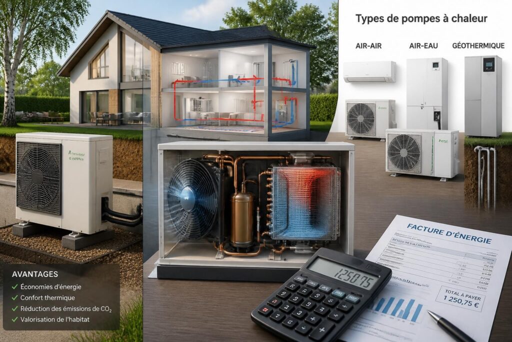 découvrez tout sur la pompe à chaleur : son fonctionnement, les différents types disponibles, les prix et les situations où son installation est réellement rentable pour optimiser votre chauffage.