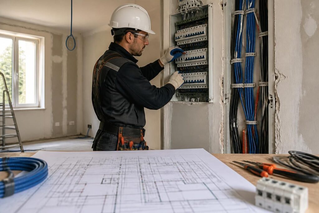 Refaire l’électricité d’une pièce : étapes et points de sécurité