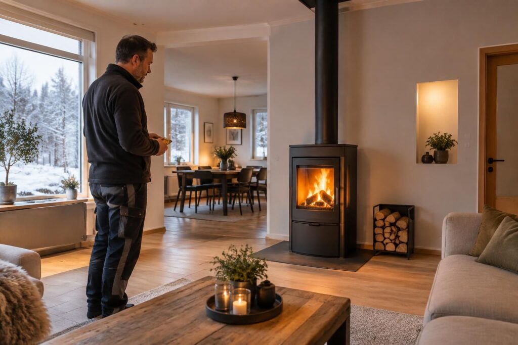 Poêle à bois : bien le dimensionner selon la surface à chauffer